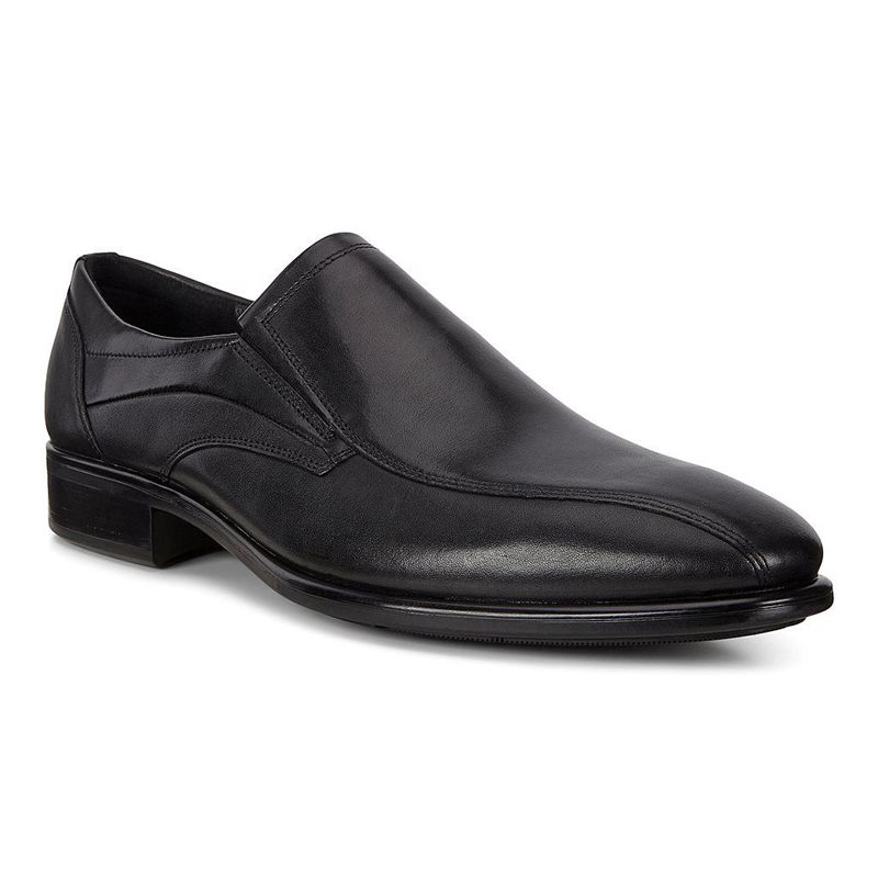 Men Ecco Citytray - Slip-Ons Black - India LKUNSO925